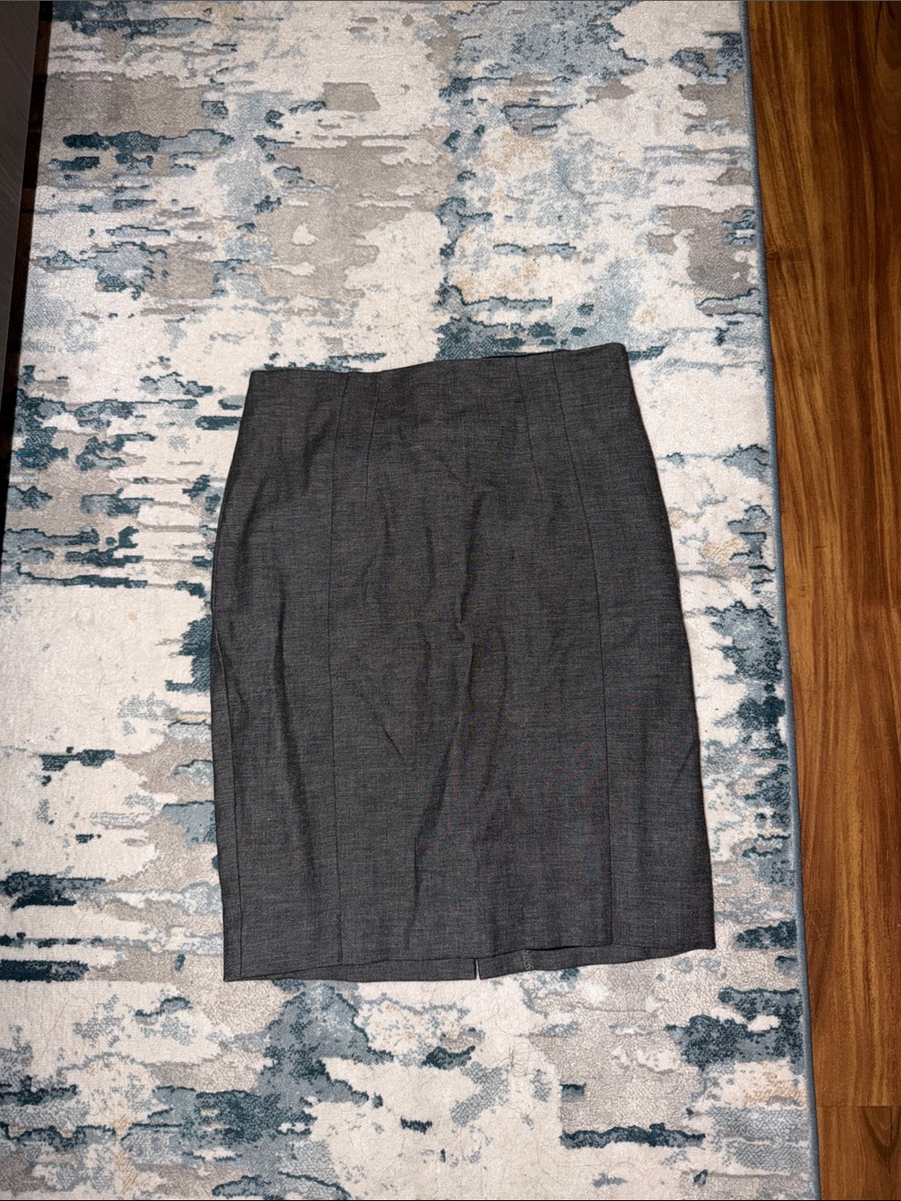 Express Charcoal Gray Pencil Skirt